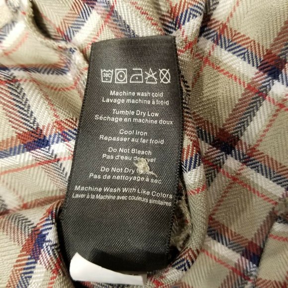 Merrell Long Sleeve Button up Flannel Plaid shirt - Picture 10 of 10